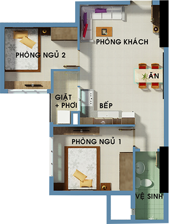 TỔNG QUAN CĂN HỘ THE USEFULL